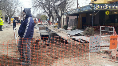 AUDIO: Se desmoronó una obra en Villa María: hay tres heridos