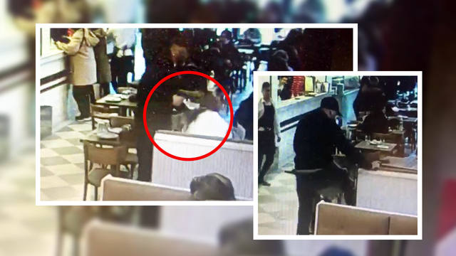 FOTO: Brutal robo de u$s 6 mil a una mujer en una pizzería