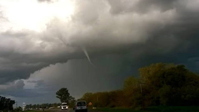 Tornado en Chivilcoy.