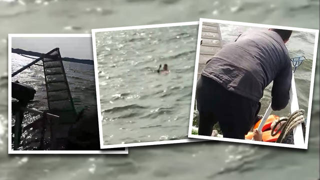 Los dos hombres salvados se encuentran en buen estado.