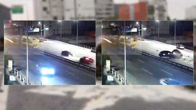 Dramático: así fue el choque frontal en autopista 25 de Mayo