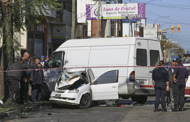 Así quedaron los autos.