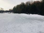 Laguna del Diablo, un espejo de agua congelado en Ushuaia