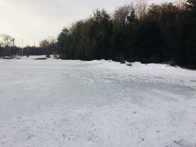 Laguna del Diablo, un espejo de agua congelado en Ushuaia