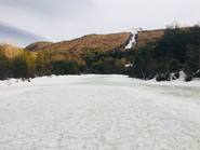 Laguna del Diablo, un espejo de agua congelado en Ushuaia