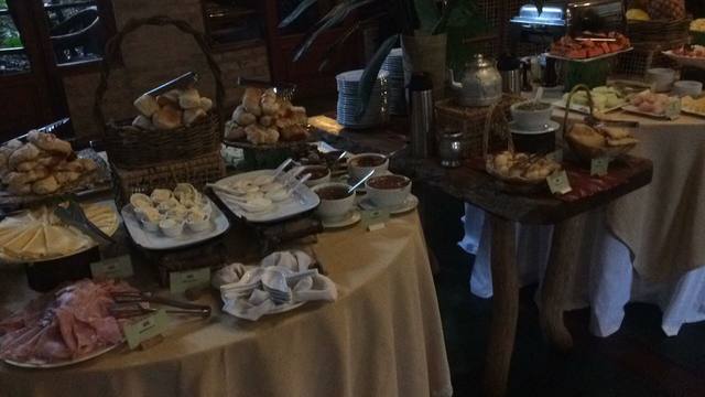 El suculento desayuno de Mica Rodríguez en Iguazú