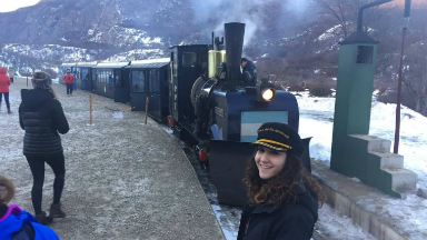 Recorrido en tren por el Fin del Mundo.