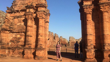 Las Ruinas de San Ignacio, uno de los atractivos de Misiones