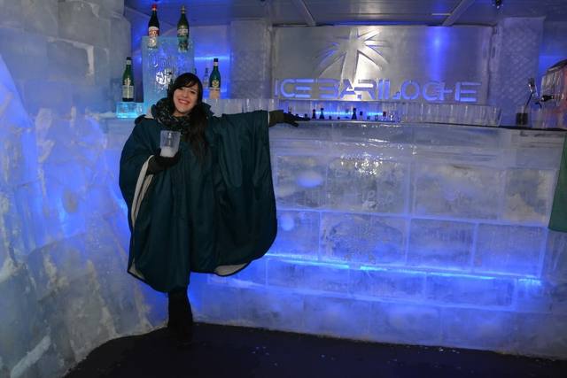 FOTO: El bar de hielo de Bariloche, un recinto único que cautiva