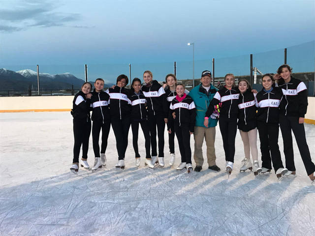 Patinaje sobre hielo en Ushuaia