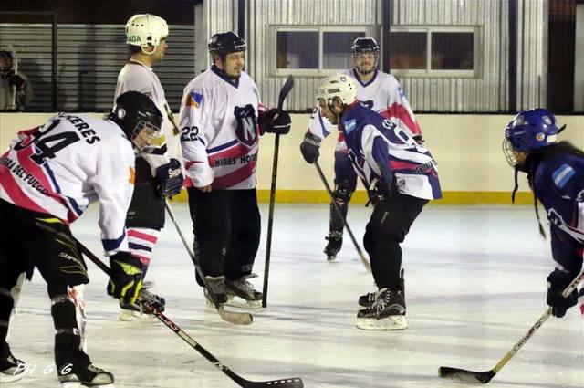 Patinaje sobre hielo en Ushuaia