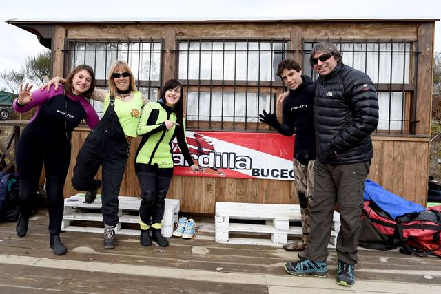 FOTO: Cómo es bucear en Bariloche con tan solo 7 grados