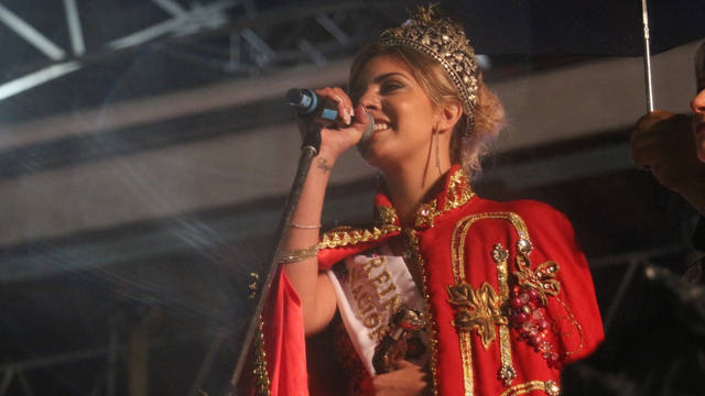 María Micames, la reina Nacional de la Vendimia.