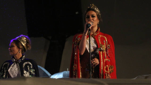 María Micames, la reina Nacional de la Vendimia.