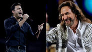 Marco Antonio Solís y Carlos Rivera cantaron baladas a Viña