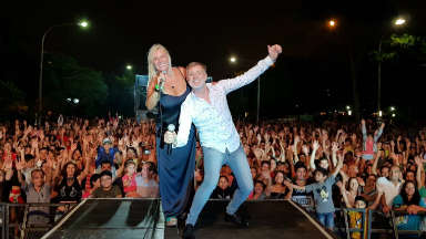 Celeste Benecchi y Santiago Gianola condujeron el evento