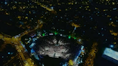 Vista aérea del Anfiteatro Tránsito Cocomarola
