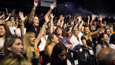 AUDIO: El público se volvió loco con Abel Pintos