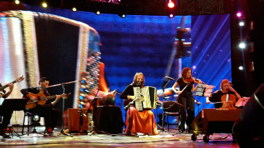 Chango Spasiuk recibió un reconocimiento chamamecero