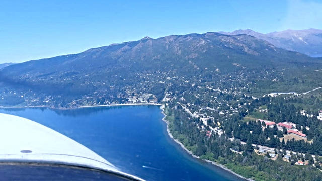 Paseo aéreo por los cielos de Bariloche