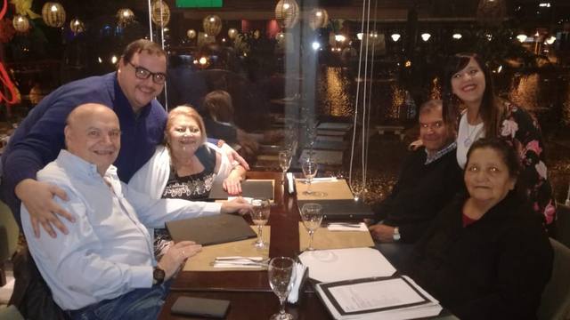 Los ganadores cenaron con Midachi