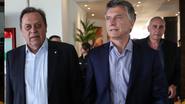Mauricio Macri durante su estadía en diciembre