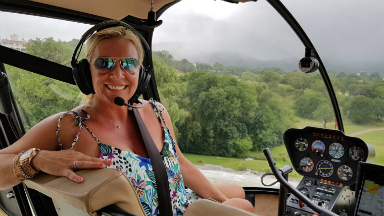 AUDIO: Celeste voló sobre el Valle de Paravachasca