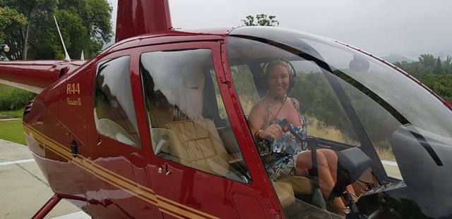 FOTO: Celeste voló sobre el Valle de Paravachasca