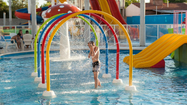 Villa Cura Brochero estrena el año con un parque acuático