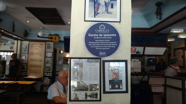 El bar Garota de Ipanema, inspirado en la famosa canción