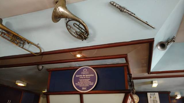 El bar Garota de Ipanema, inspirado en la famosa canción