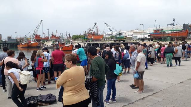 La banquina de los pescadores, típico paseo marplatense