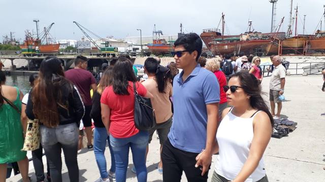 La banquina de los pescadores, típico paseo marplatense