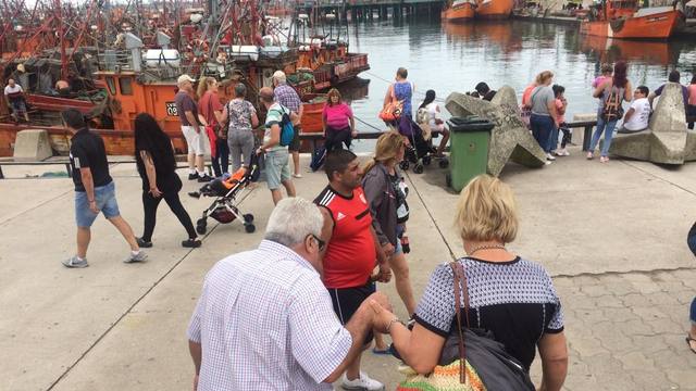 La banquina de los pescadores, típico paseo marplatense