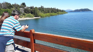 Playa Bonita, un paraíso a orillas del Nahuel Huapi
