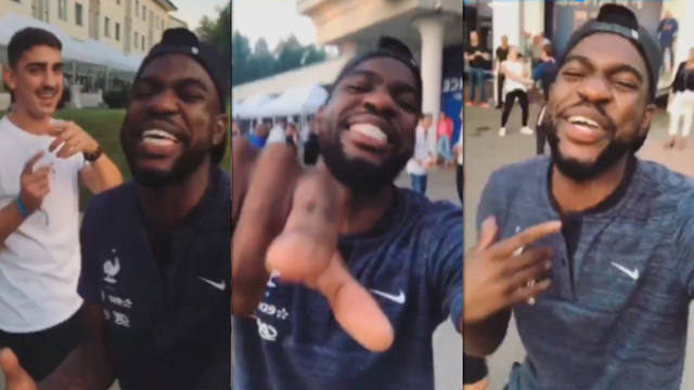 Umtiti festejó el título mundial con un hit de Márama