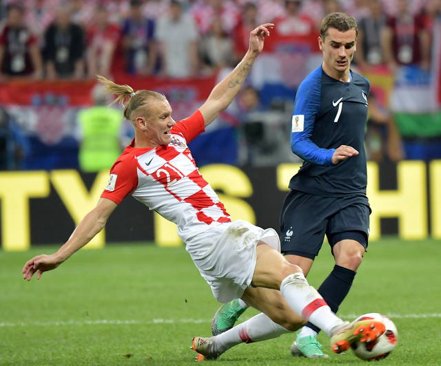 El puntaje de los jugadores franceses y croatas