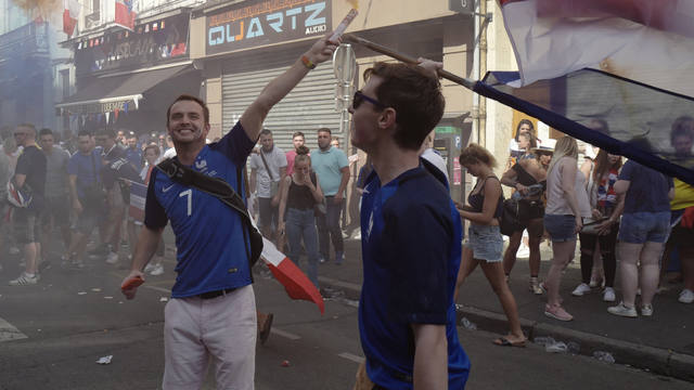 Júbilo en las calles de Francia tras la victoria