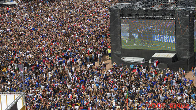Júbilo en las calles de Francia tras la victoria