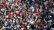 Júbilo en las calles de Francia tras la victoria