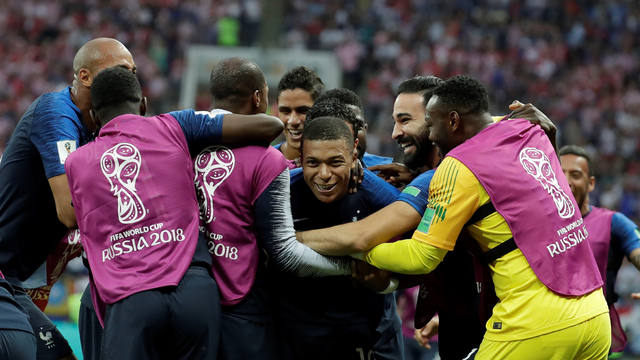 Las postales que dejó la gran final entre Francia y Croacia