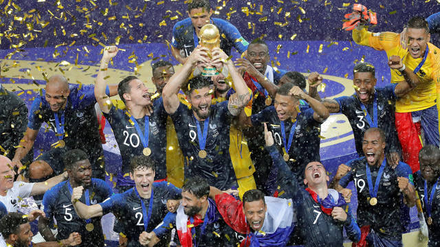 Las postales que dejó la gran final entre Francia y Croacia