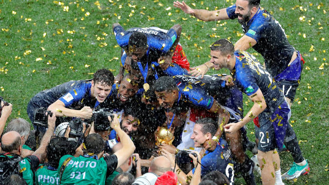 Las postales que dejó la gran final entre Francia y Croacia