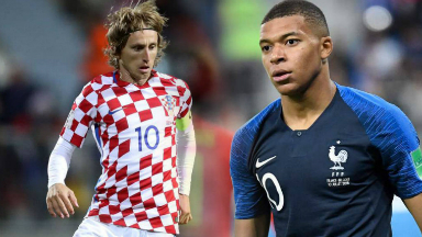 Mbappé y Modric, figuras finalistas en Rusia