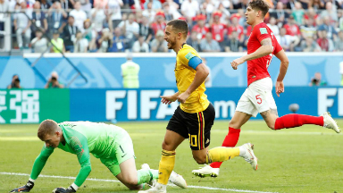AUDIO: 2º gol de Bélgica (Hazard)