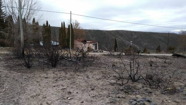 FOTO: El desolador paisaje que dejó el paso del fuego