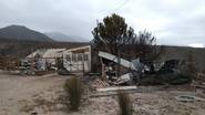 El desolador paisaje que dejó el paso del fuego