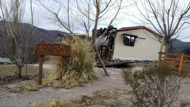 El desolador paisaje que dejó el paso del fuego