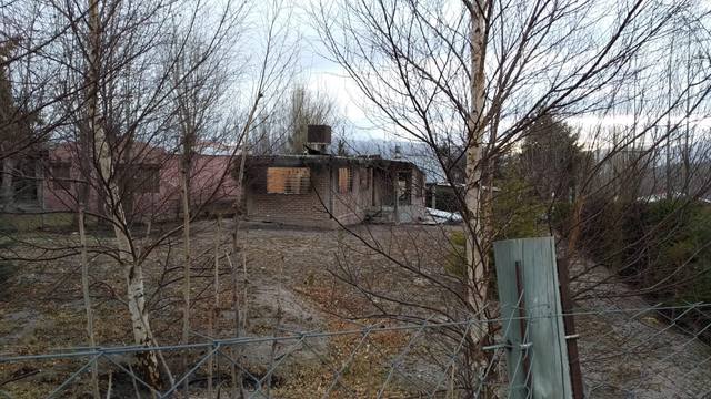 El desolador paisaje que dejó el paso del fuego