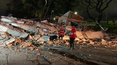 AUDIO: Se derrumbó un edificio en Buenos Aires